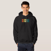Tree Climber Retro Sunset Arborist Hoodie (Voorkant volledig)