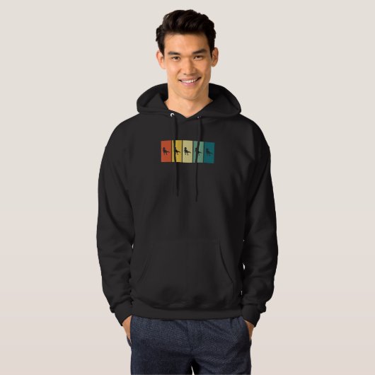 Tree Climber Retro Sunset Arborist Hoodie (Voorkant volledig)