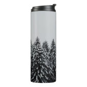 TREE DEED SNEEUW ONDER CLOUDY SKY THERMOSBEKER (Gedraaid links)