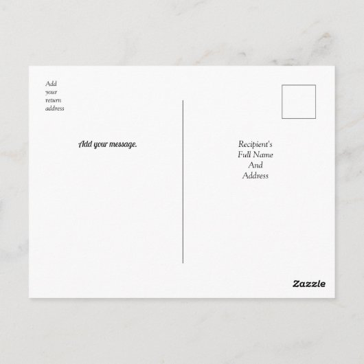 Tree Draped in Autumn Moss - Personalised Briefkaart (Achterkant)