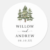 Tree Envelope Seal Sticker (Voorkant)