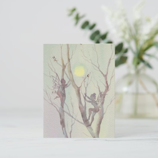 TREE FAERIES by SHARON SHARPE Briefkaart (Staand voorkant)