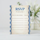 Tree Family Reunion RSVP Kaart (Staand voorkant)