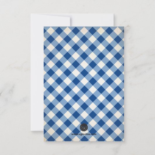 Tree Family Reunion RSVP Kaart (Achterkant)