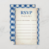 Tree Family Reunion RSVP Kaart (Voorkant / Achterkant)