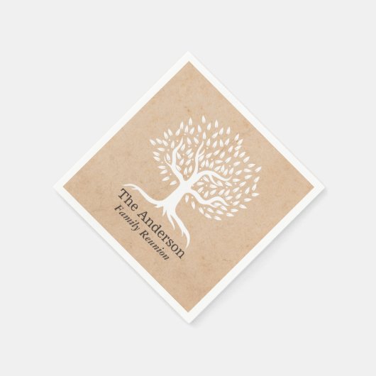  Tree Family Reunion Servetten (Hoek)