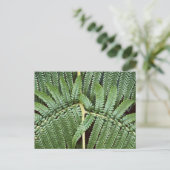 Tree Fern Frond Briefkaart (Staand voorkant)