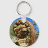 Tree Fern Frond Sleutelhanger (Voorkant)