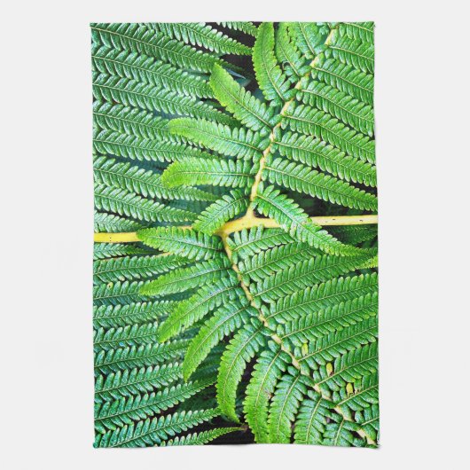 Tree Fern Frond Theedoek (Verticaal)