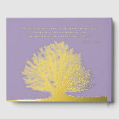 Tree Folie begrafenis gastenboek in liefdevolle he (Achterkant)