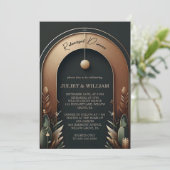 Tree Forest rustieke schuur Boerderij boog repetit Kaart (Staand voorkant)