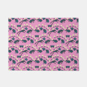 Tree Frog Cafe Pink Deurmat (Voorkant)
