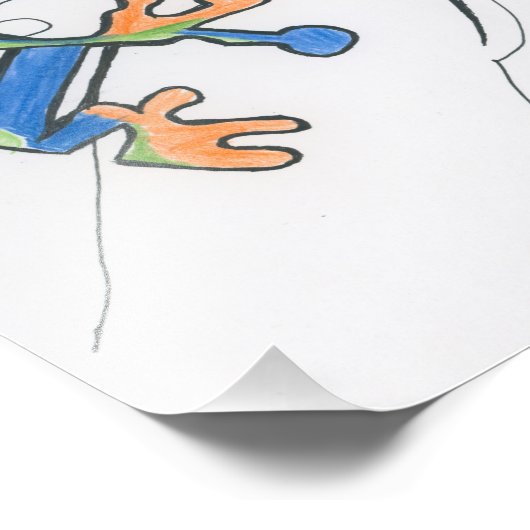 Tree Frog Foto Afdruk (Hoek)