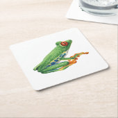 Tree Frog Kartonnen Onderzetters (Schuin)