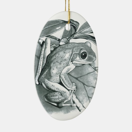 Tree Frog Keramisch Ornament (Rechts)