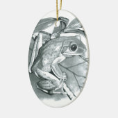 Tree Frog Keramisch Ornament (Links)