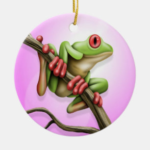 Tree Frog Keramisch Ornament