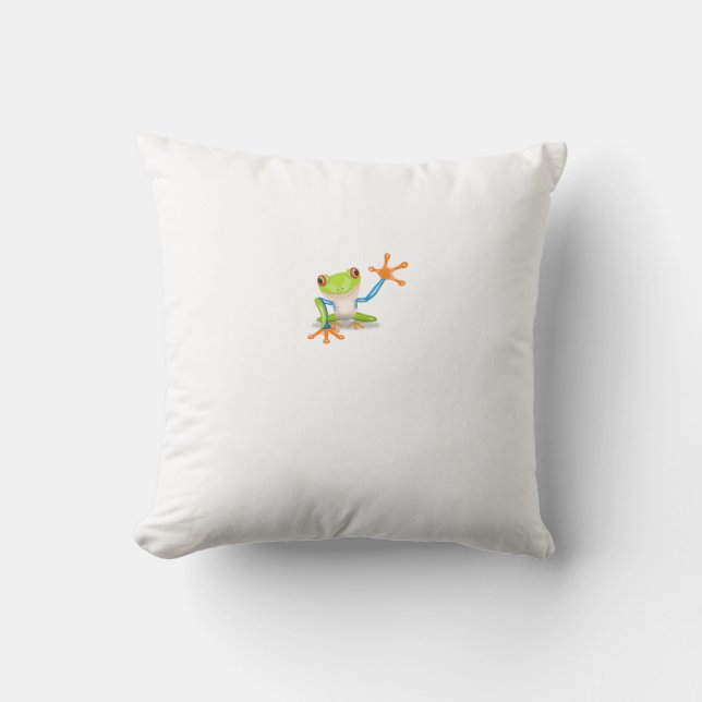 Tree Frog Kussen (Voorkant)