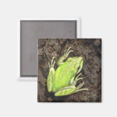Tree Frog Magnet - "Envy Green" (Voorkant / Achterkant)