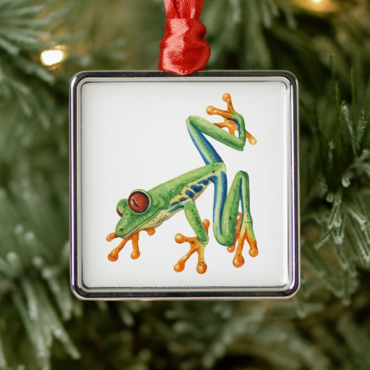 Tree Frog Metalen Ornament (Boom)