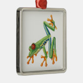 Tree Frog Metalen Ornament (Rechts)