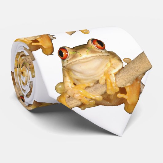 Tree Frog Neck Tie Stropdas (Opgerold)