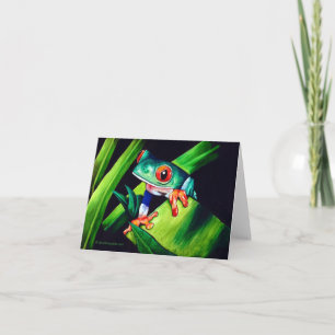 Tree Frog Note Kaart
