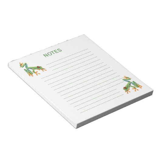 Tree Frog Notitieblok (Schuin)