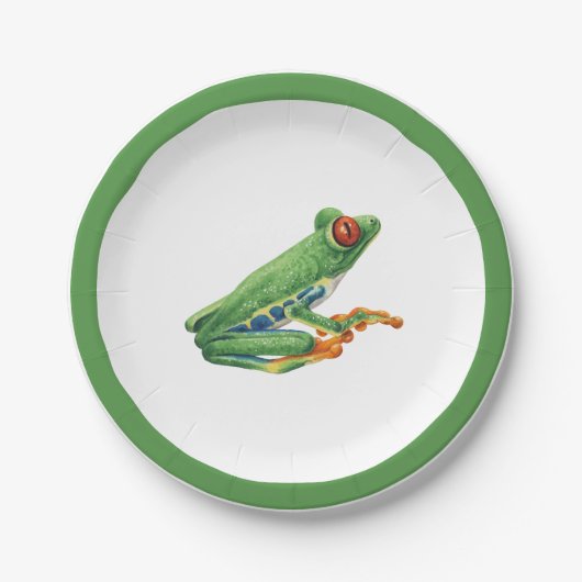 Tree Frog Papieren Bordje (Voorkant)