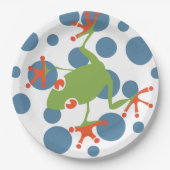 Tree Frog Papieren Bordje (Voorkant)