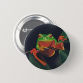 Tree Frog Ronde Button 5,7 Cm (Voorkant /achterkant)