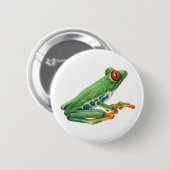 Tree Frog Ronde Button 5,7 Cm (Voorkant /achterkant)