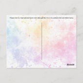 Tree Frog Thank You - Postcard Briefkaart (Achterkant)