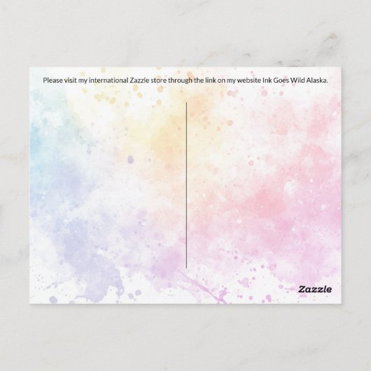 Tree Frog Thank You - Postcard Briefkaart (Achterkant)