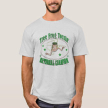 Tree Frog Tossin' Nationale Kampioen T-shirt