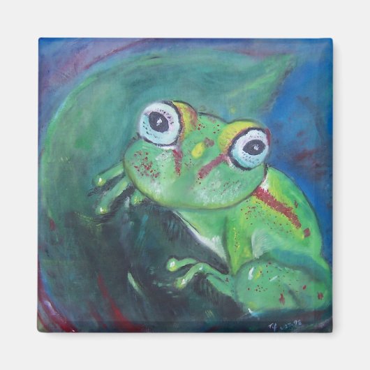 Tree Frog van Tiffany Deering Magneet (Voorkant)