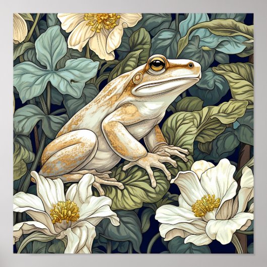 Tree Frog Wall Art Wildlife Animal Poster (Voorkant)