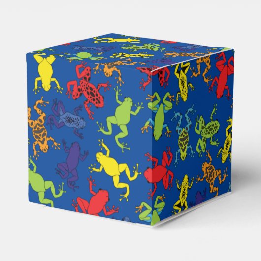 Tree Frogs Kids Verjaardag Bedankdoosjes (Achterkant)