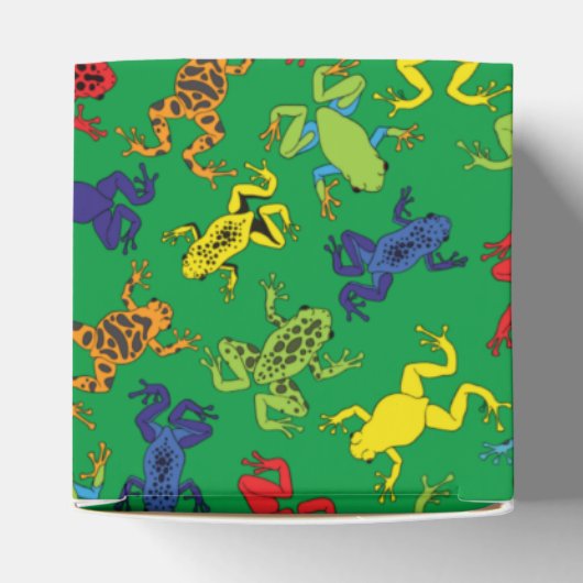 Tree Frogs Kids Verjaardag Bedankdoosjes (Bovenkant)