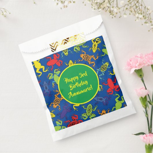 Tree Frogs Kids Verjaardag Bedankzakje (Gezegeld)