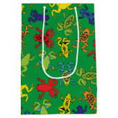 Tree Frogs Kids Verjaardag Medium Cadeauzakje (Achterkant)