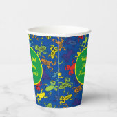Tree Frogs Kids Verjaardag Papieren Bekers (Rechts)