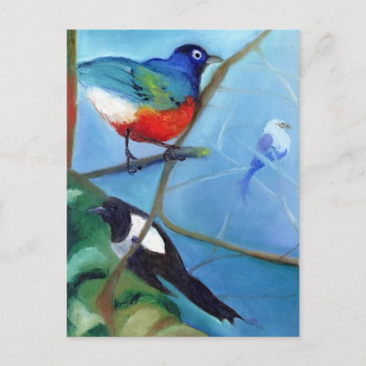 Tree Full of Birds Briefkaart (Voorkant)