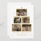 Tree Gallery bewerkbare kleur vakantie fotokaart Feestdagenkaart (Voorkant / Achterkant)