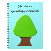 Tree  Genealogie Notitieboek (Voorkant)