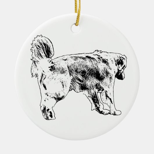 Tree-Glow Stride Charme Keramisch Ornament (Voorkant)