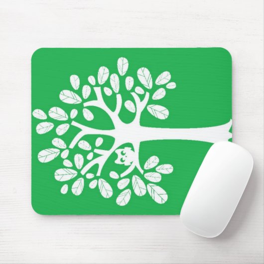 Tree_Groen Muismat (Met muis)