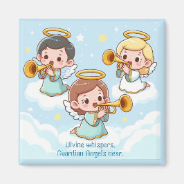 Tree Guardian Angels spelen trompetten Magneet