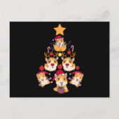 Tree guinea pig Christmas animals lover Briefkaart (Voorkant)