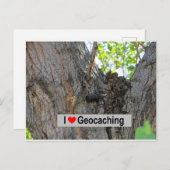 Tree Hanger Cache: Geocaching Briefkaart (Voorkant / Achterkant)